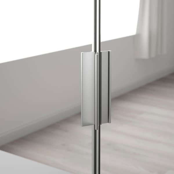 Ikea STRAUMEN - Door with hinges, mirror glass, 40x180 cm