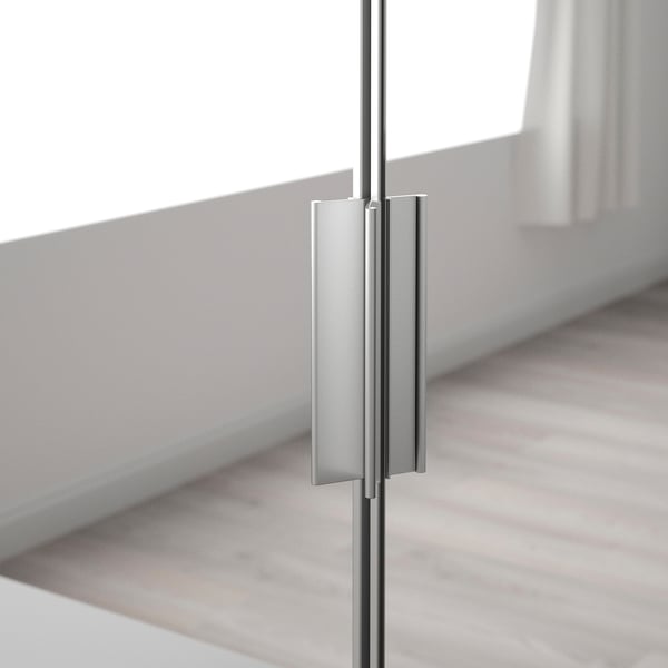 STRAUMEN - STRAUMEN Door with hinges, mirror glass, 60x180 cm