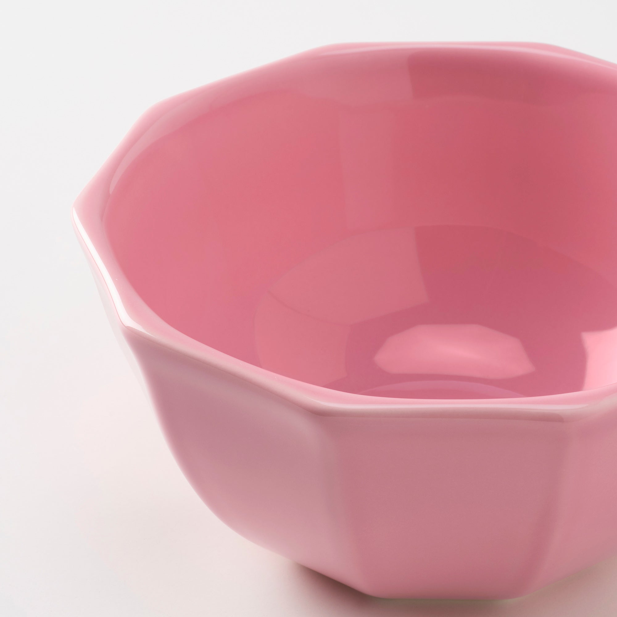 STRIMMIG bowl, earthenware pink, 15 cm
