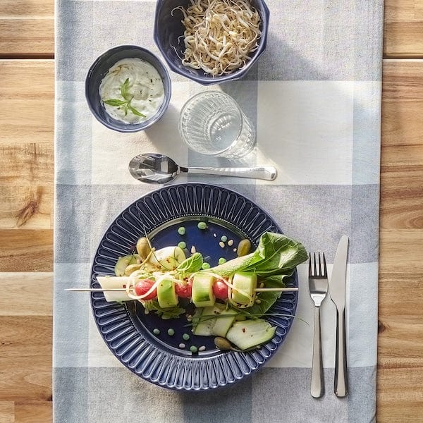 Ikea STRIMMIG - Bowl, stoneware blue, 11 cm , 11 cm