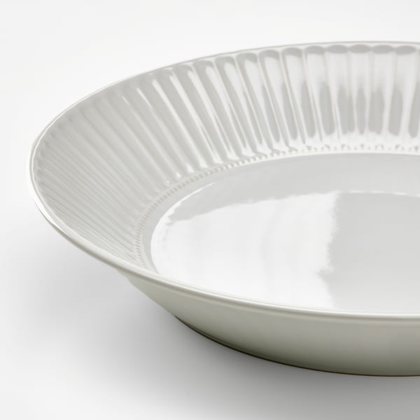 STRIMMIG - STRIMMIG Serving plate, white, 29 cm