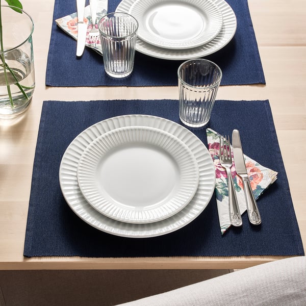 STRIMMIG - STRIMMIG Side plate, white, 21 cm