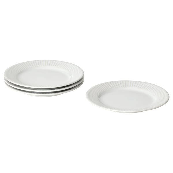 STRIMMIG - STRIMMIG Side plate, white, 21 cm