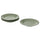 STRIMMIG - STRIMMIG Side plate, stoneware pale grey-green, 21 cm