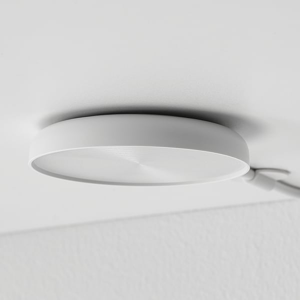 STRIMSÄV LED spotlight, white, 6 cm