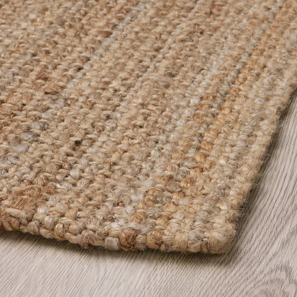 STRÖG rug, flatwoven, natural, 120x180 cm