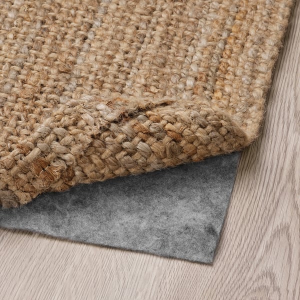 STRÖG rug, flatwoven, natural, 120x180 cm