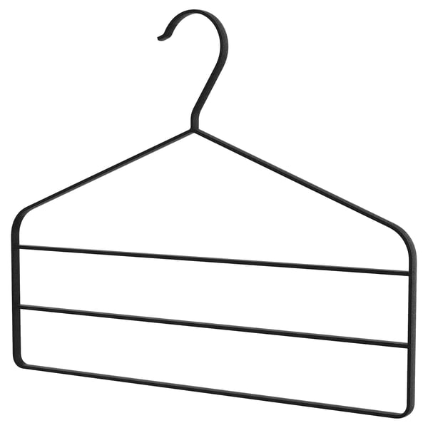 STRYKIS trouser hanger, black, 37 cm