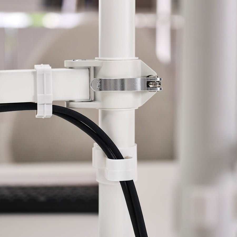 STUBBERGET laptop holder with arm, white