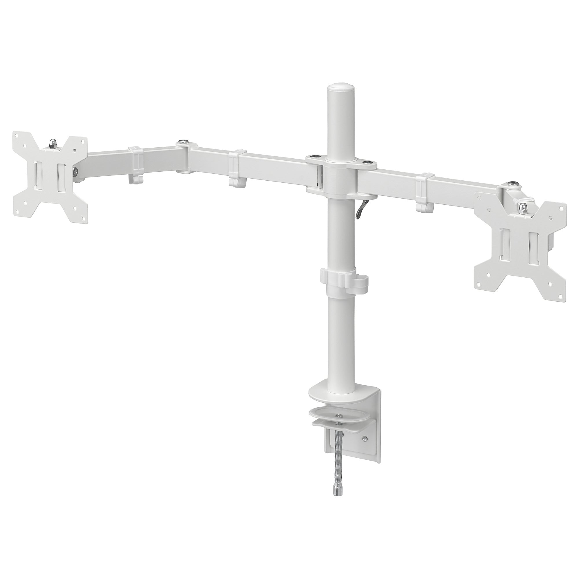 STUBBERGET bracket for 2 monitors, white