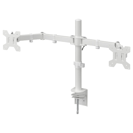 STUBBERGET bracket for 2 monitors, white
