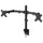 STUBBERGET bracket for 2 monitors, black