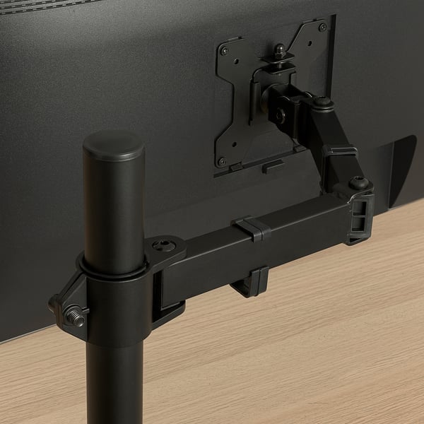 STUBBERGET - Bracket for monitor, black