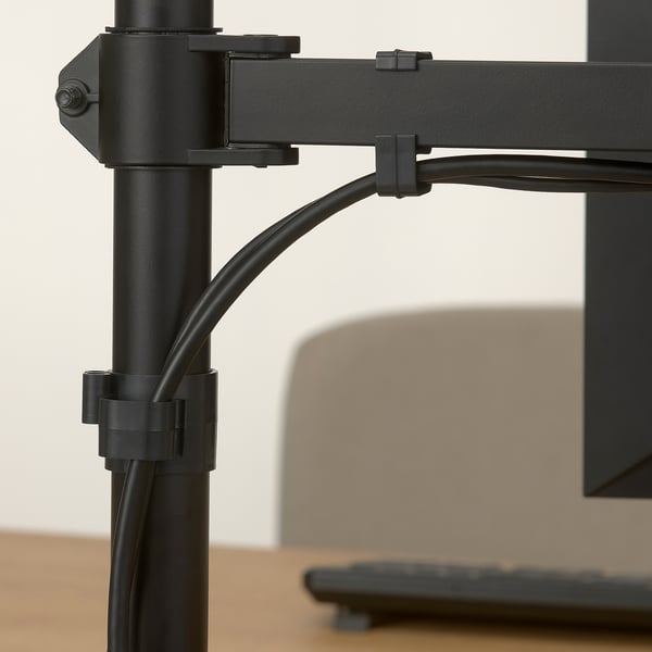 STUBBERGET - Bracket for monitor, black