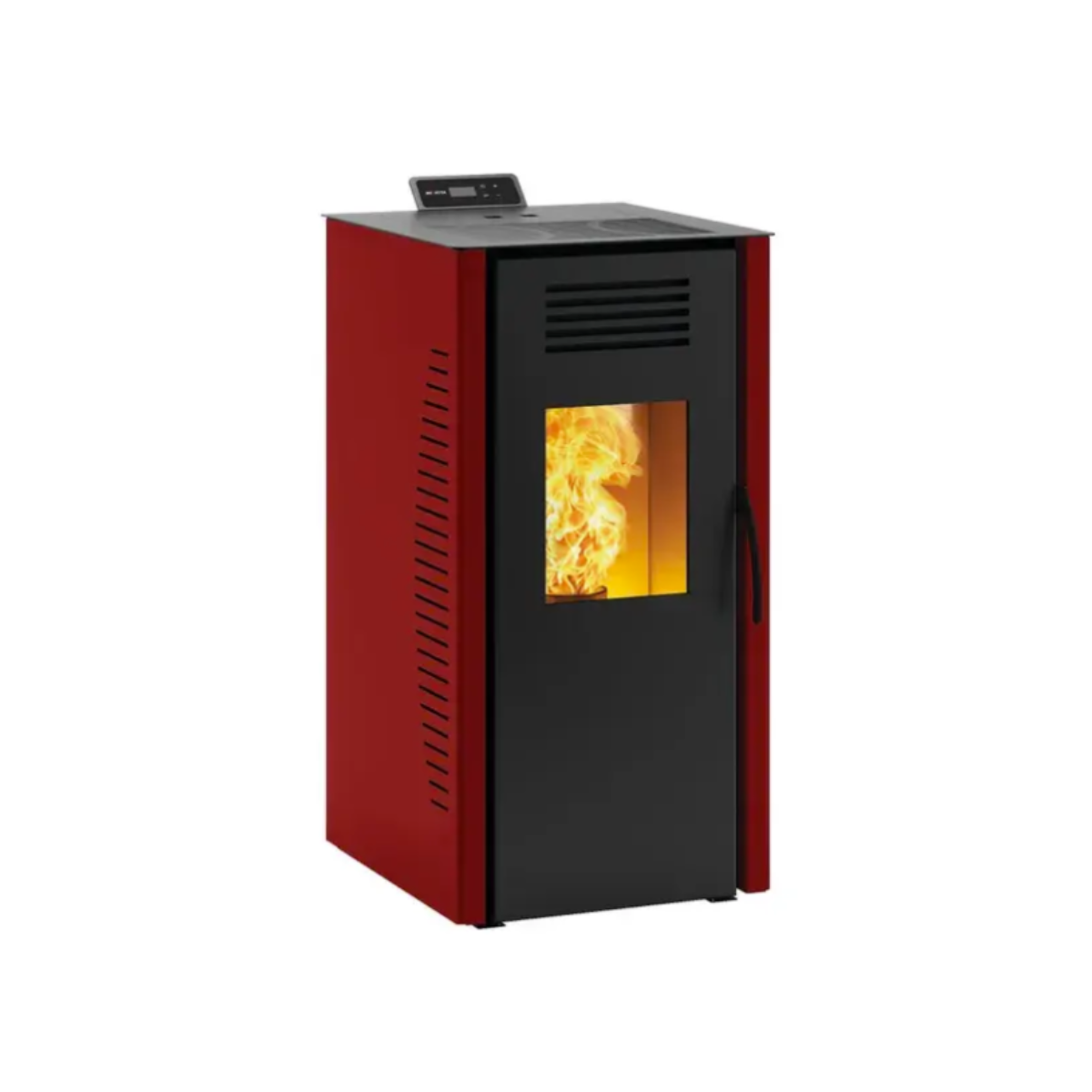 Burano 8 WiFi Plus pellet stove, red