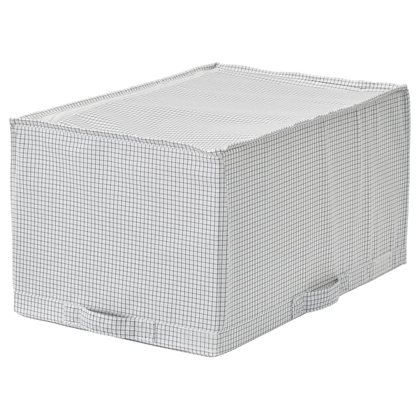 STUK - Storage case, white/grey, 34x51x28 cm