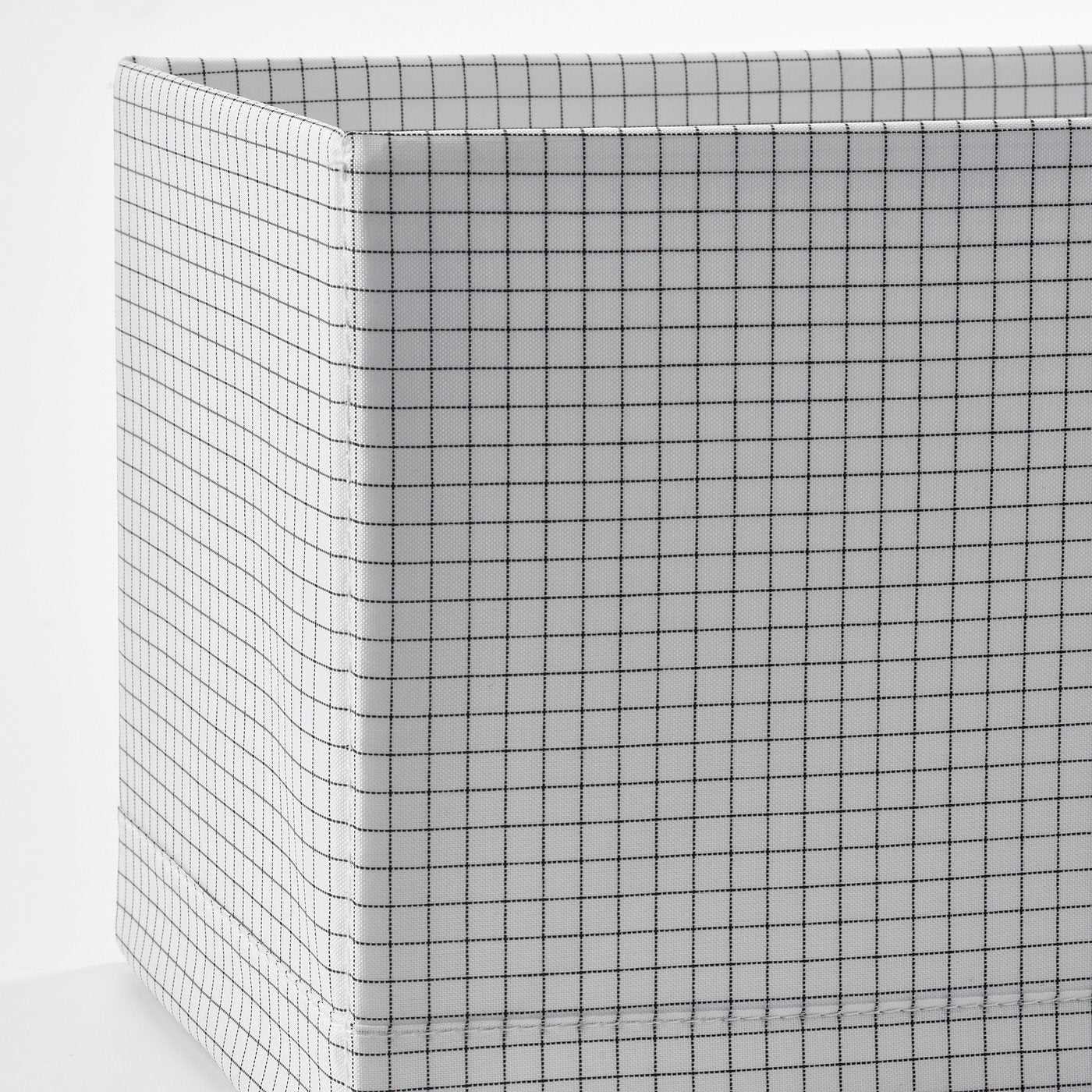 STUK box with compartments, white/black, 17x51x18 cm