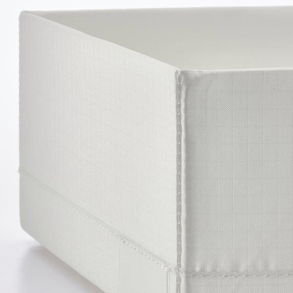 STUK box with compartments, white, 20x51x10 cm