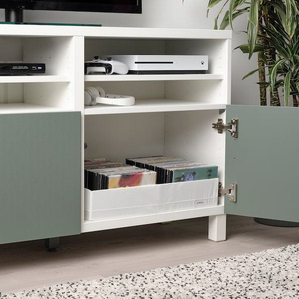 Ikea STUK - Box with compartments, white, 34x51x10 cm