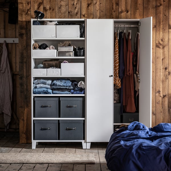 STUK - STUK Box with compartments, white, 34x51x10 cm