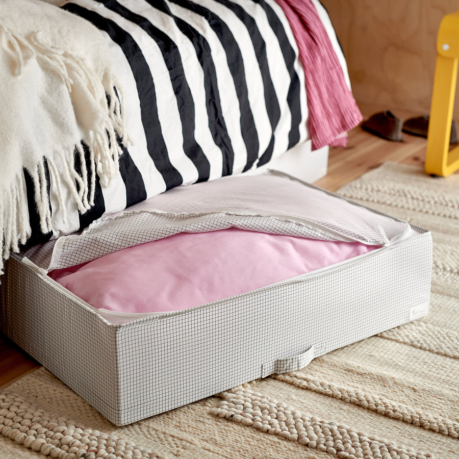 STUK storage case, white/black, 71x18x51 cm