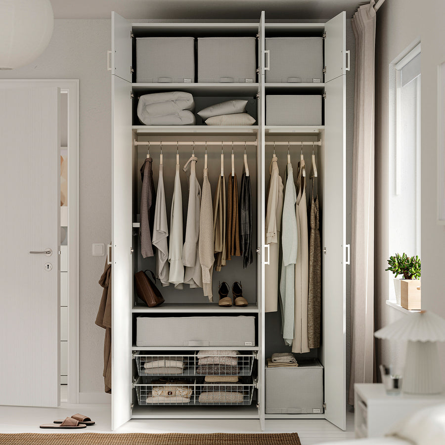 STUK storage case, white/black, 71x18x51 cm