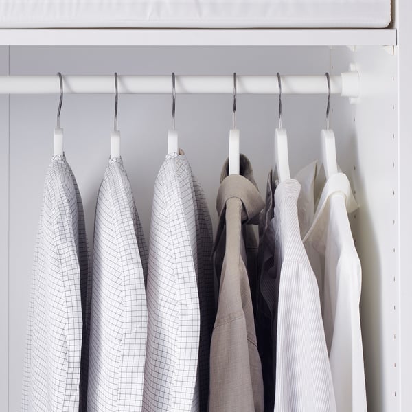 STUK clothes cover, set of 3, white/grey