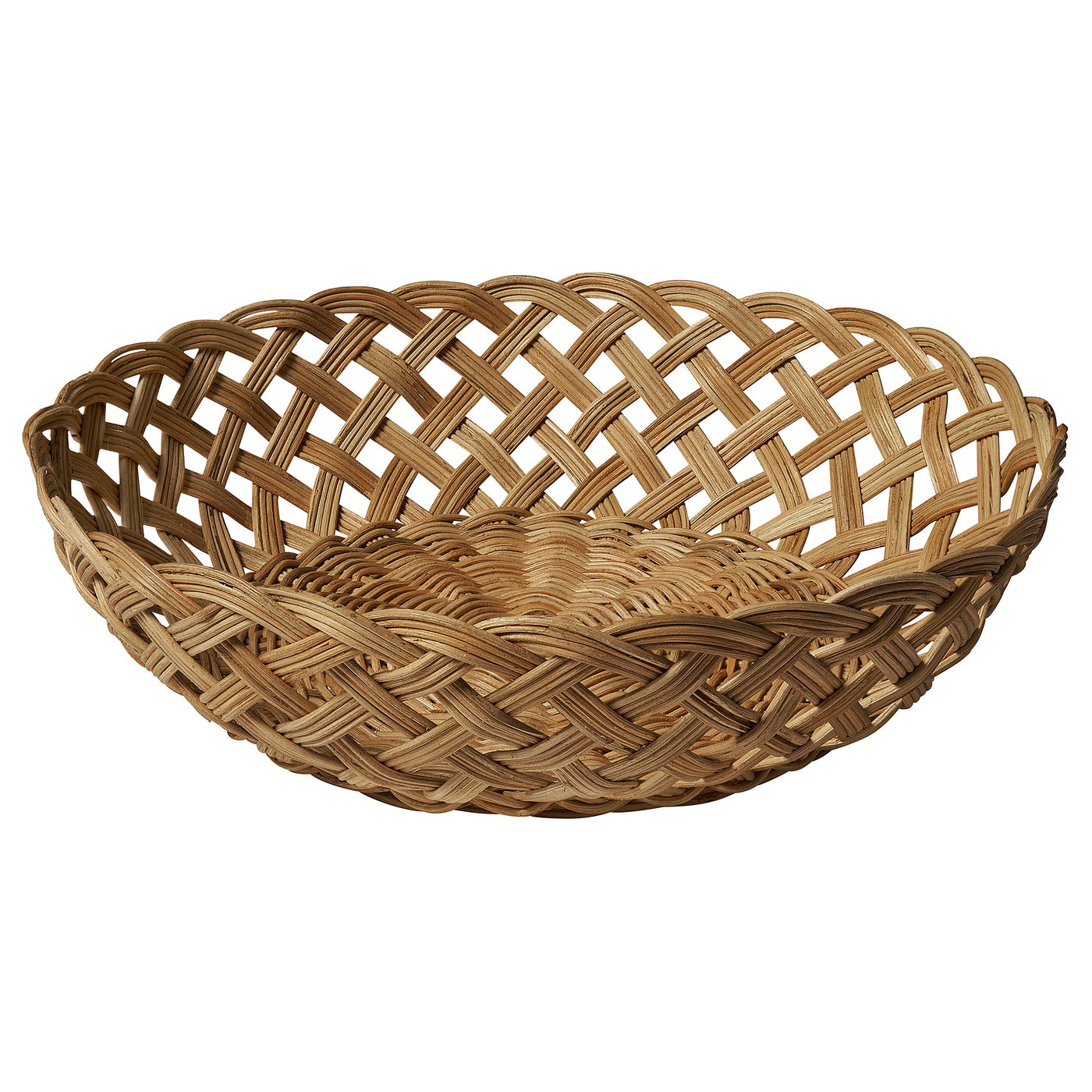 STYLTSNÄPPA bread basket, rattan, 36 cm