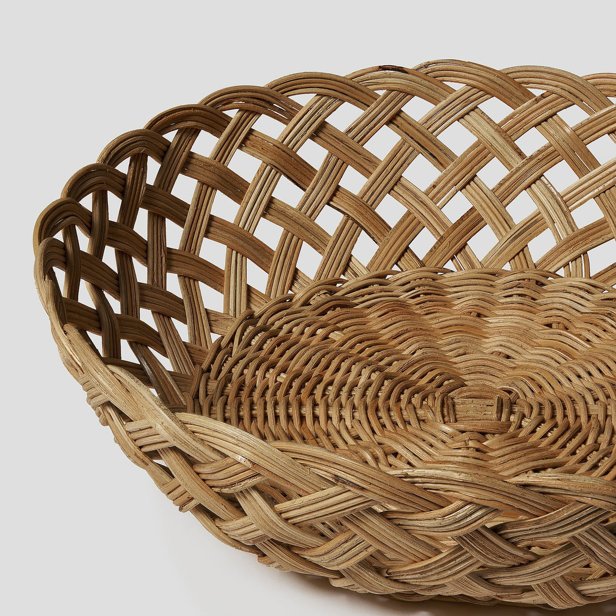 STYLTSNÄPPA bread basket, rattan, 36 cm