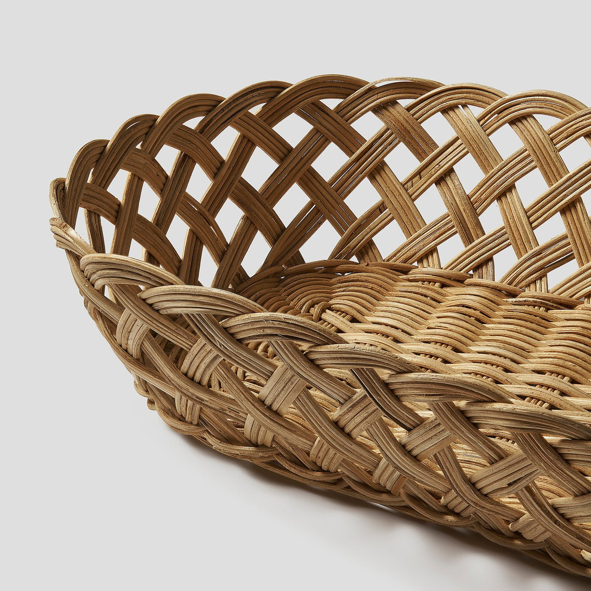 STYLTSNÄPPA bread basket, rattan, 36x24 cm