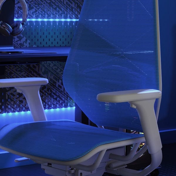 Ikea STYRSPEL - Gaming chair, blue / light grey