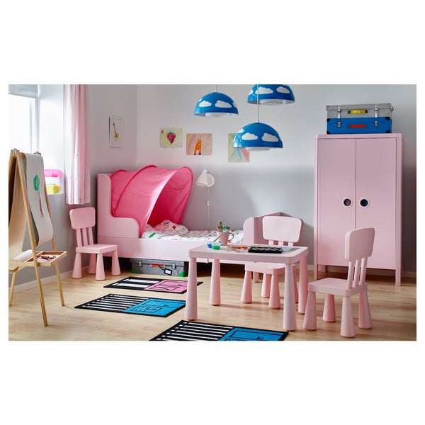 SUFFLETT bed tent, pink, 70/80/90
