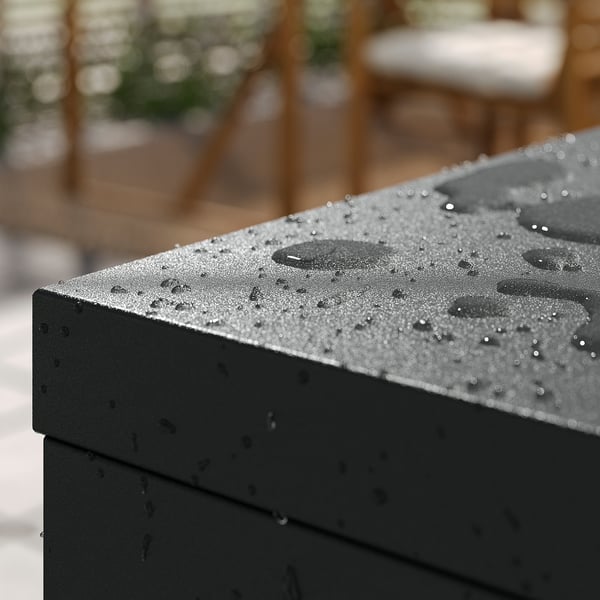 SUNDSÖ - SUNDSÖ Cabinet, anthracite outdoor/indoor, 60x35x86 cm