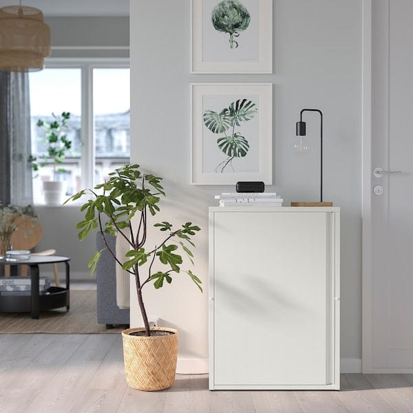 Ikea SUNDSÖ - Cabinet, off-white outdoor/indoor,60x35x86 cm