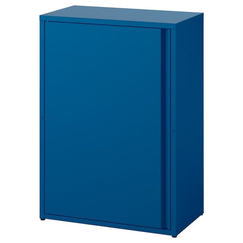 SUNDSÖ - Cabinet, dark blue outdoor/indoor,60x35x86 cm