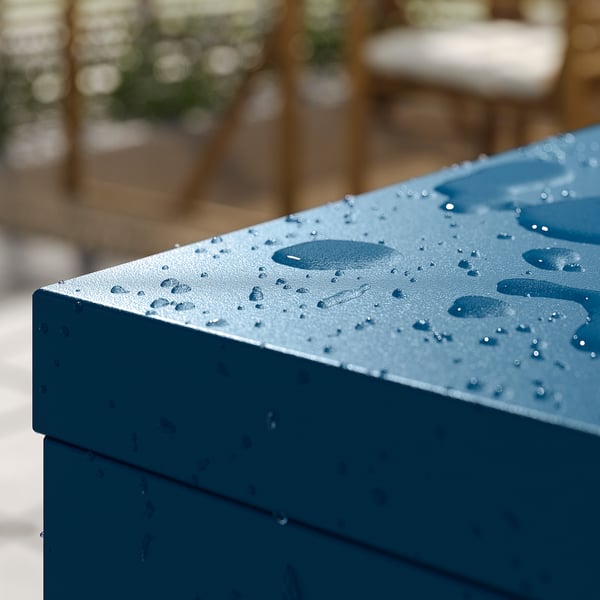 SUNDSÖ cabinet, dark blue outdoor/indoor, 60x35x86 cm