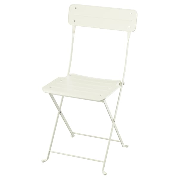 Ikea SUNDSÖ - Folding chair, off-white outdoor