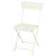 SUNDSÖ folding chair, off-white outdoor, 43x84x46 cm