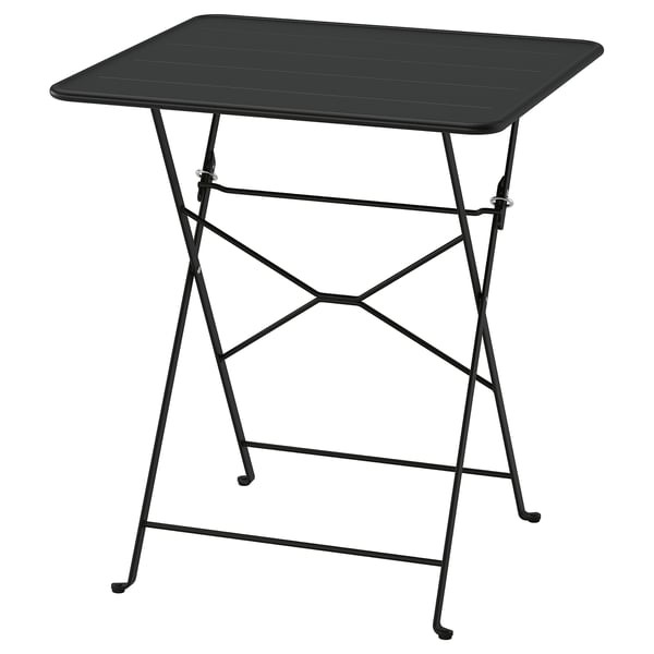 SUNDSÖ table, anthracite outdoor, 65x65 cm