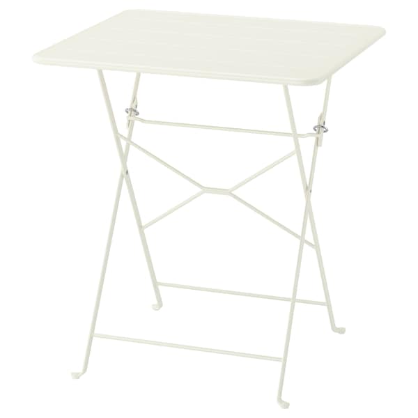 Ikea SUNDSÖ - Table, off-white outdoor,65x65 cm