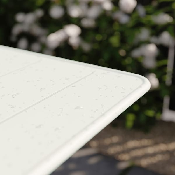 Ikea SUNDSÖ - Table, off-white outdoor,65x65 cm