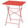 SUNDSÖ - SUNDSÖ Table, bright red outdoor, 65x65 cm