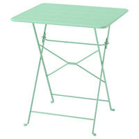 SUNDSÖ table, light green outdoor, 65x65 cm