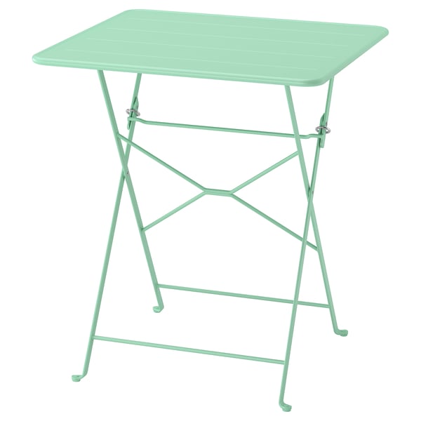 SUNDSÖ table, light green outdoor, 65x65 cm
