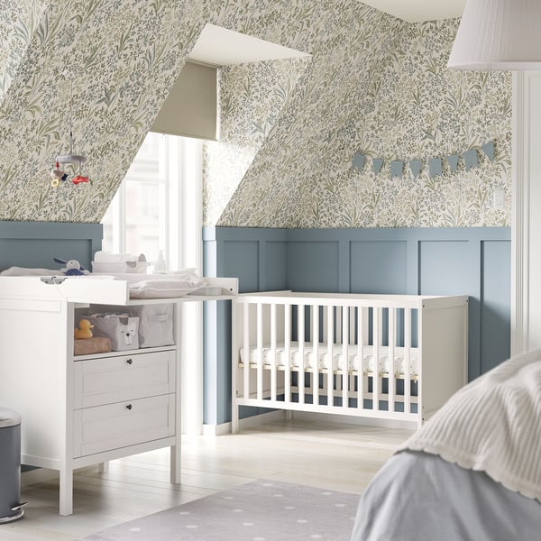 SUNDVIK cot, white, 60x120 cm