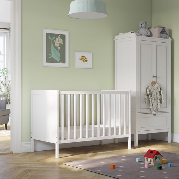 SUNDVIK cot, white, 60x120 cm