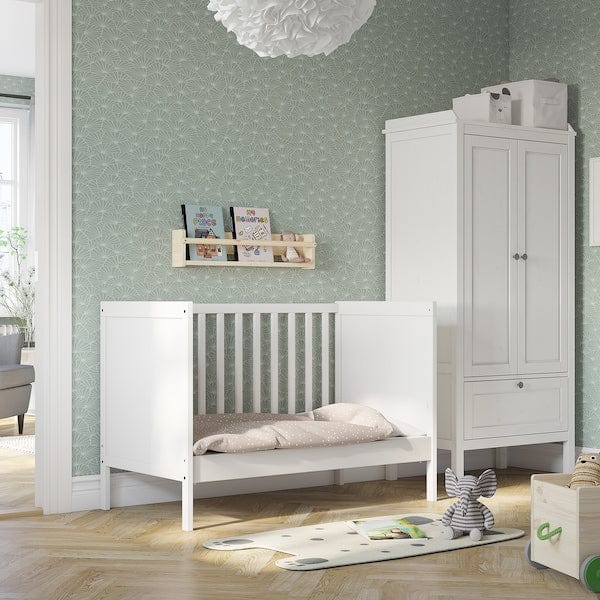 Ikea SUNDVIK Cot- white 60x120 cm ,