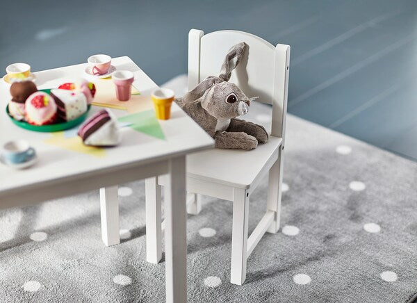 SUNDVIK - Children's table, white, 76x50 cm