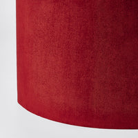 SUNNEBY / MOLNSKIKT - Pendant lamp, black/dark red velvet,33 cm