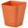 SUNNERSTA Container, bright orange, 12x11 cm